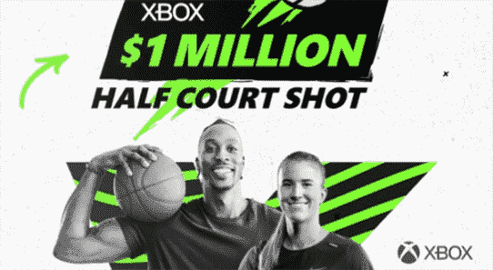 Xbox vous donne une chance de gagner 1 million de dollars grâce à un tir sur demi-terrain au match WNBA
