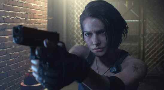 A screenshot showing Jill in Resident Evil 3 (2020)
