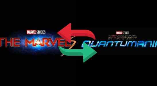 Ant-Man and the Wasp: Quantumania Captain Marvel The Marvels switch