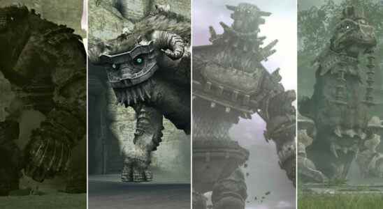 Shadow of the Colossus colossi one two three four
