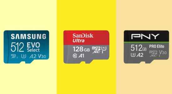 Les meilleures cartes MicroSD