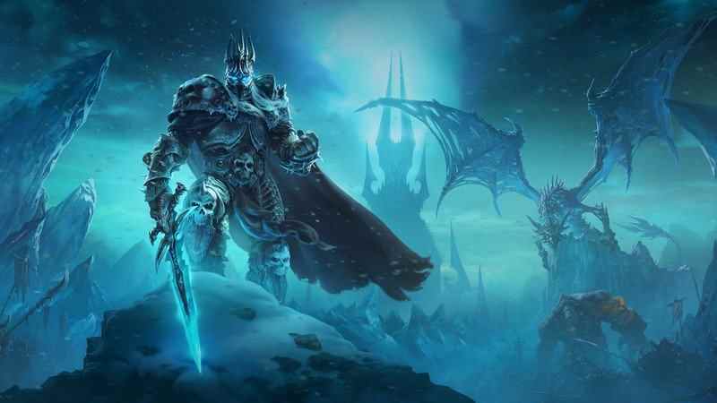 Art de la clé du roi-liche classique de World Of Warcraft