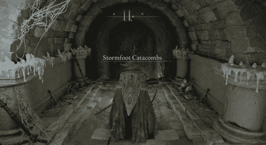 Guide des catacombes Elden Ring Stormfoot: Comment battre le chien de garde funéraire Stormfoot Erdtree