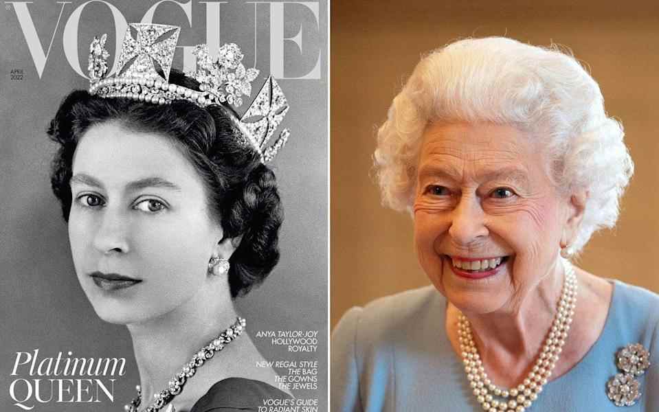 La reine en couverture du British Vogue - Antony Armstrong Jones