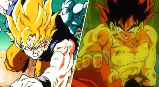 Super Saiyan Goku vs False Super Saiyan Goku