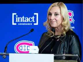 La vice-présidente aux communications des Canadiens, Chantal Machabée, a grandi en vénérant Guy Lafleur et c'est cet amour pour la légende des Canadiens qui l'a menée vers le journalisme sportif.