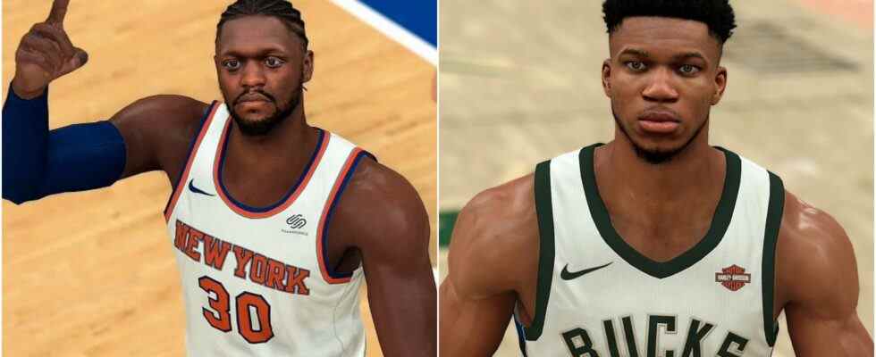 NBA 2K22 Best Teams To Play For With A Shooting Guard Collage Knicks And Bucks
