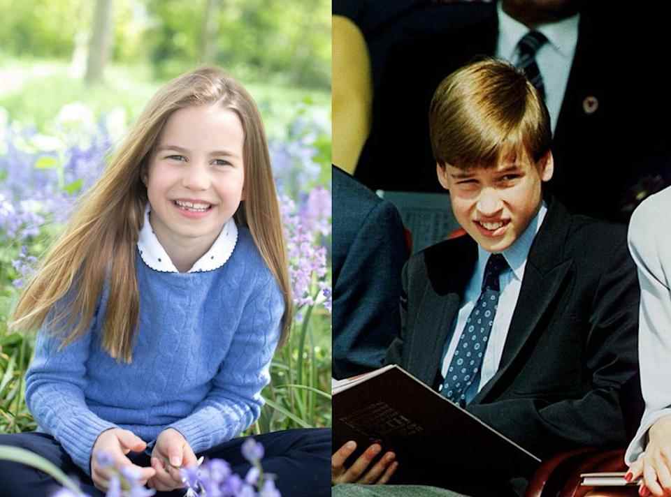 Le prince Charlotte et le prince William ont une forte ressemblance à des âges similaires.  (AP/Getty Images)
