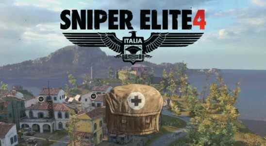 sniper elite 4 logo and medkit