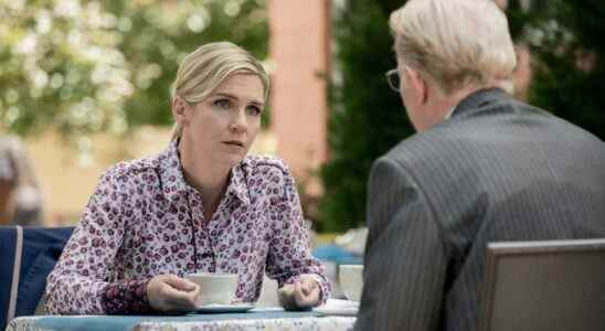 Rhea Seehorn as Kim Wexler, Ed Begley Jr. as Clifford "Cliff" Main - Better Call Saul _ Season 6, Episode 4 - Photo Credit: Greg Lewis/AMC/Sony Pictures Television