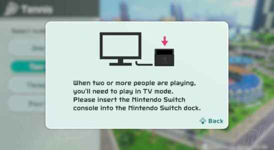 PSA: le multijoueur local de Nintendo Switch Sports ne fonctionnera pas sur Switch Lite ou en mode table