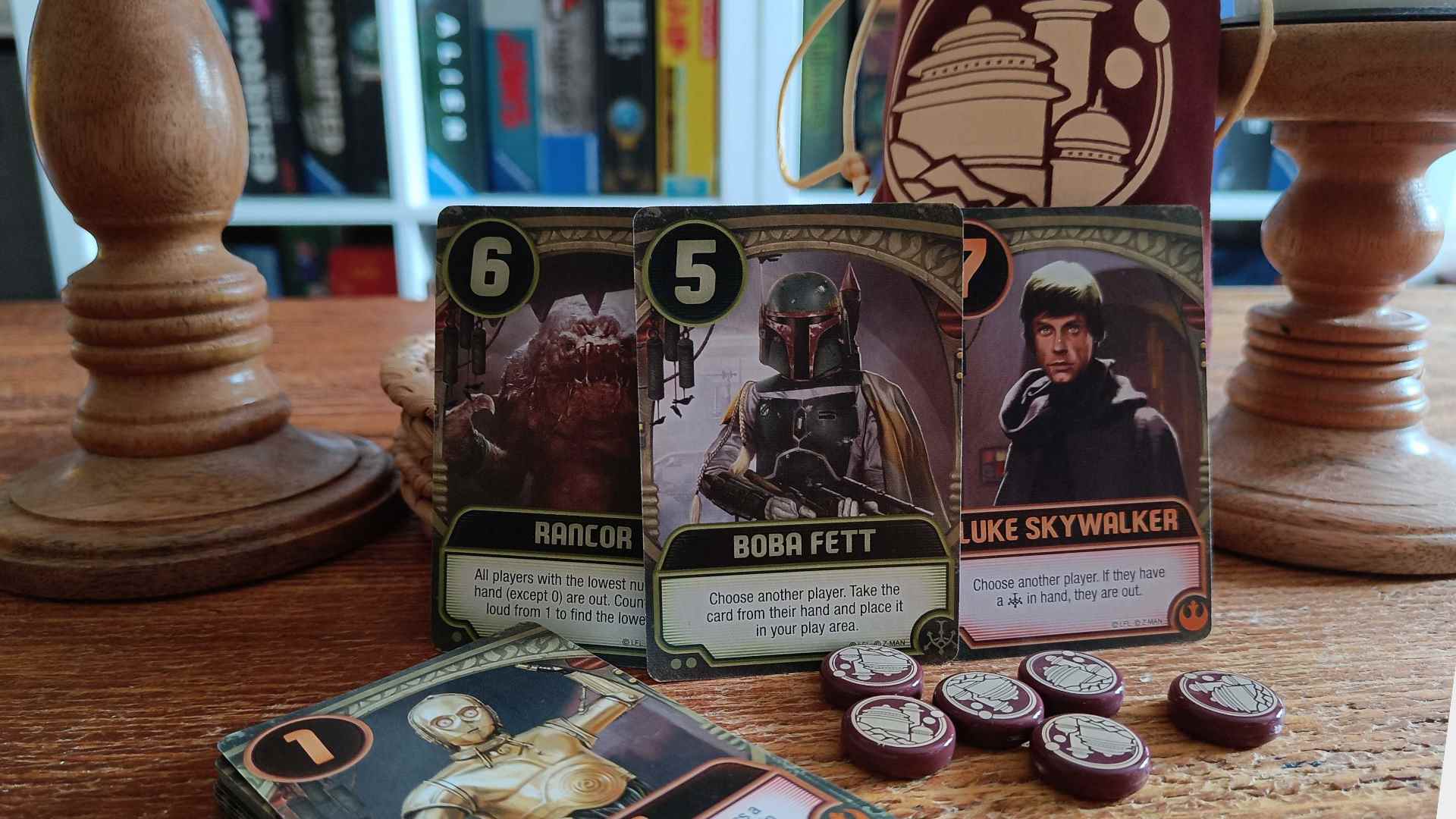 Star Wars : Jabba's Palace - A Love Letter Game cartes, pions et étui
