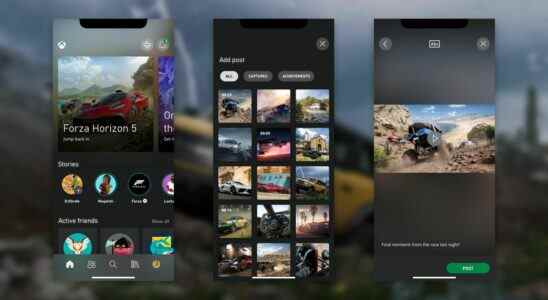 L'application mobile Xbox fait peau neuve à la manière d'Instagram avec un nouveau mode d'histoires