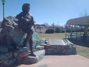 La statue du cow-boy chanteur Rex Allen à Willcox.  JUSTIN HOLMES/SOLEIL DE TORONTO