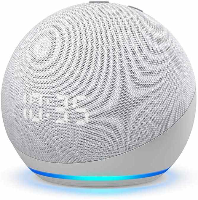 Amazon Echo Dot avec horloge 4ème