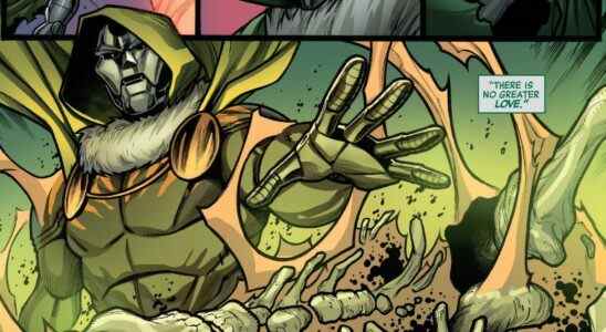 Doctor Doom fait équipe avec d'autres Doctor Dooms pour combattre les Avengers