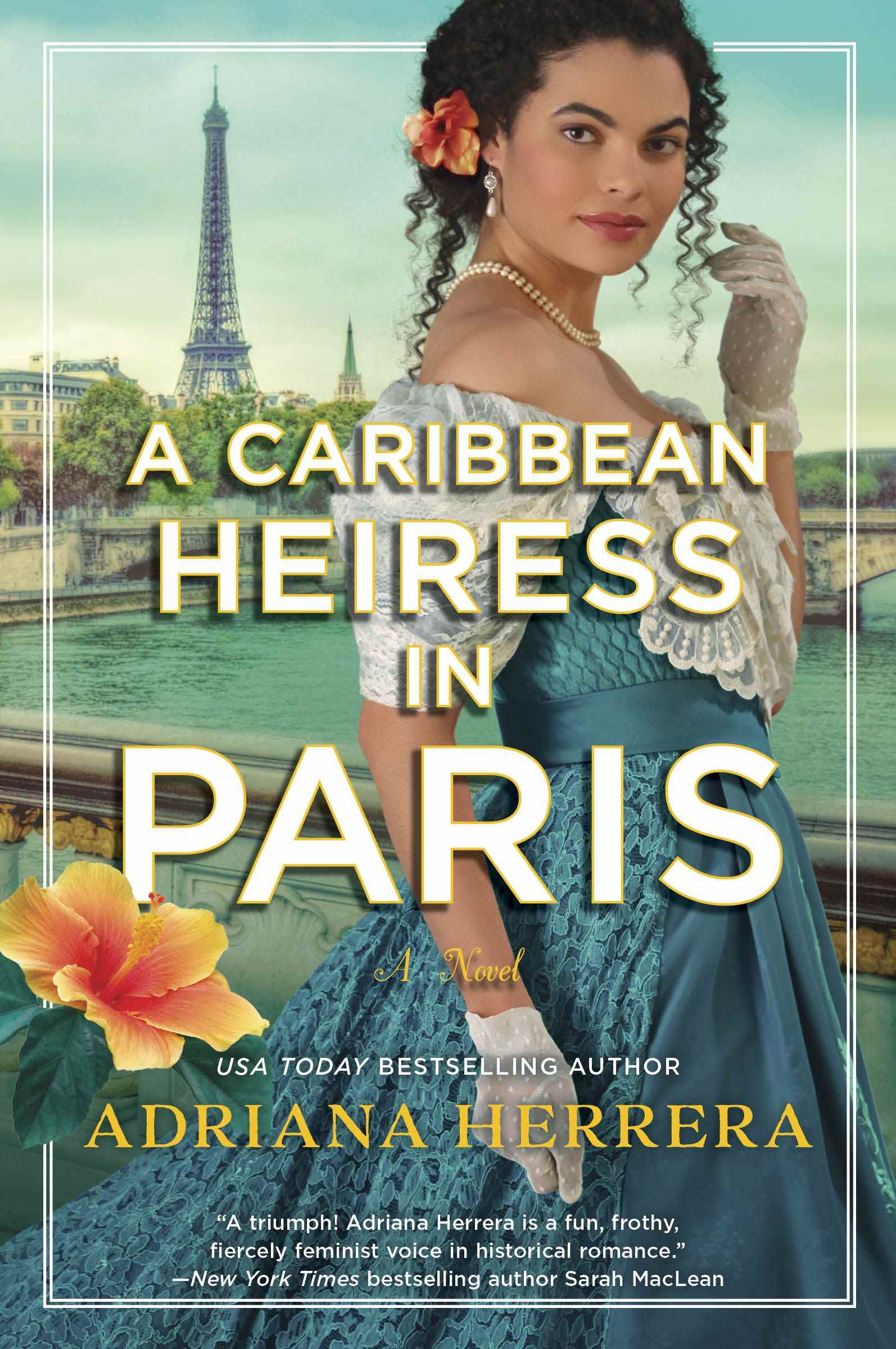 couverture de Une héritière des Caraïbes à Paris d'Adriana Herrera
