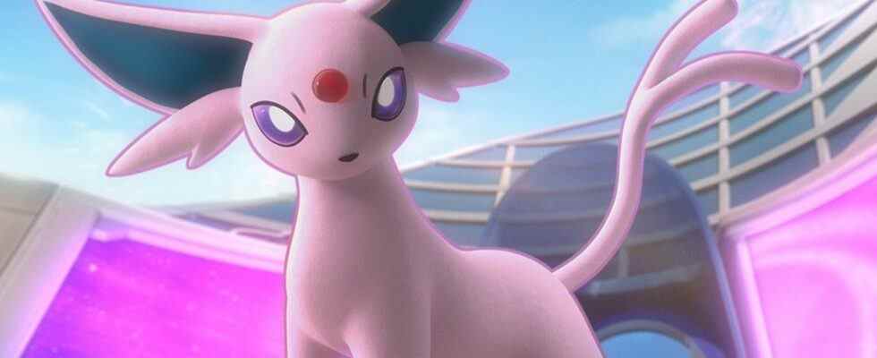 Espeon est le prochain Pokémon à rejoindre la liste de Pokémon Unite