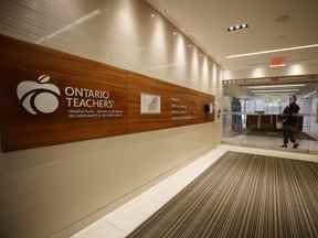 Le bureau du Conseil du Régime de retraite des enseignantes et des enseignants de l'Ontario à Toronto.