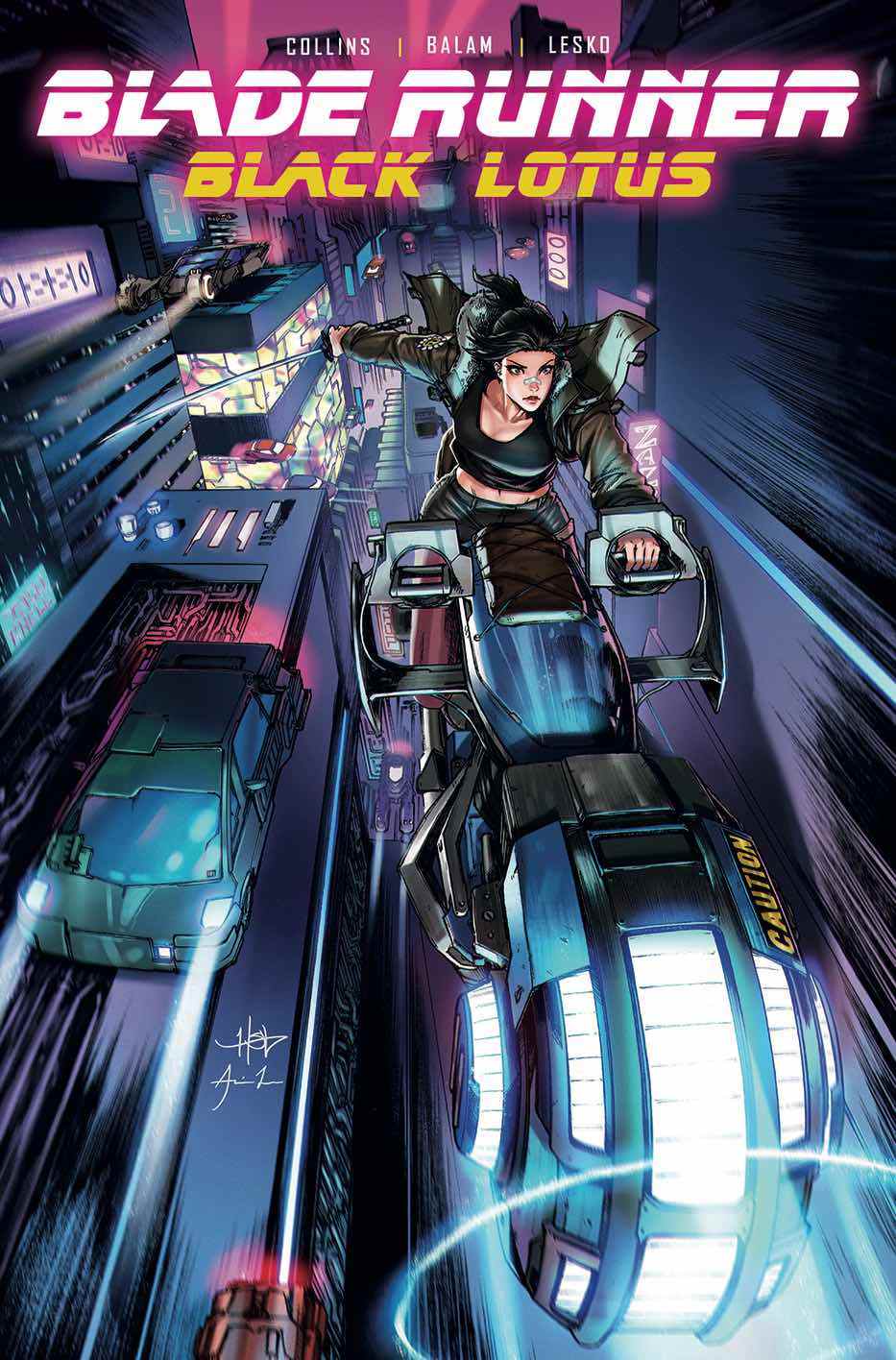 Blade Runner: couverture de la variante Black Lotus # 1 par Creees Li