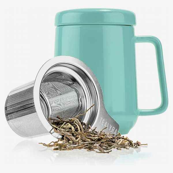Tealyra — Infuseur à thé en céramique Peak Turquoise — 580 ml 
