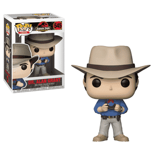 Jurassic Park : Dr Alan Grant Pop!  Figurine en vinyle