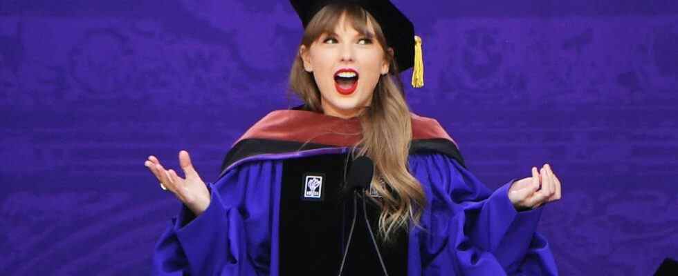 Le Dr Taylor Swift diagnostique les diplômés de la NYU comme grincer des dents