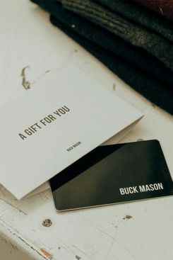 Carte-cadeau Buck Mason