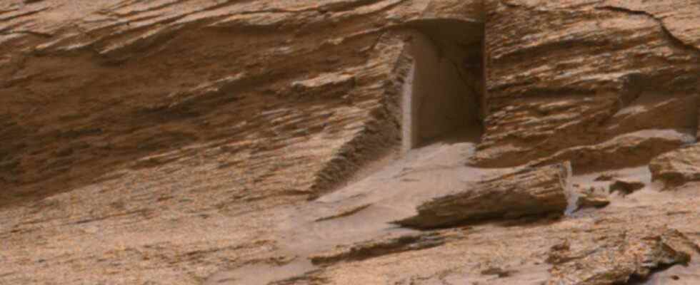 Une porte mystérieuse trouvée sur Mars n'est pas la maison d'un extraterrestre, disent des géologues rabat-joie
