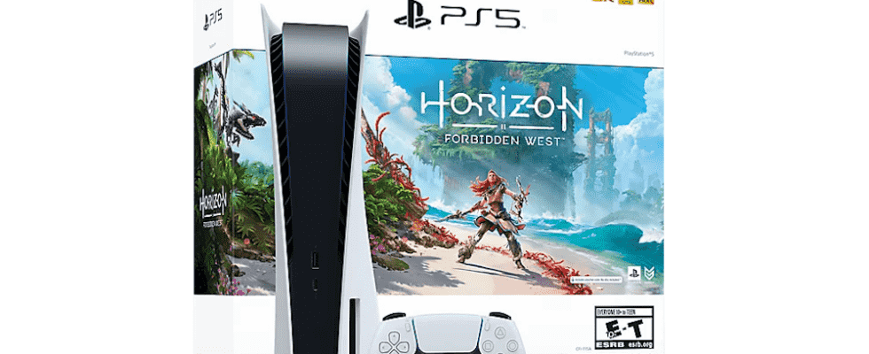 Le premier pack PS5 officiel est livré avec Horizon Forbidden West