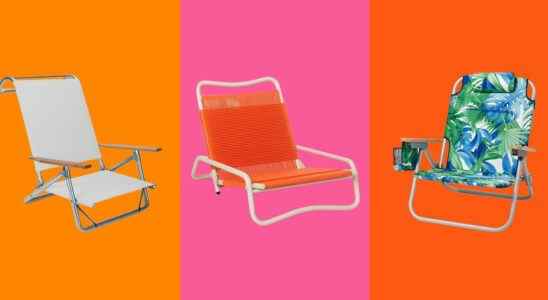 Les 7 meilleures chaises de plage