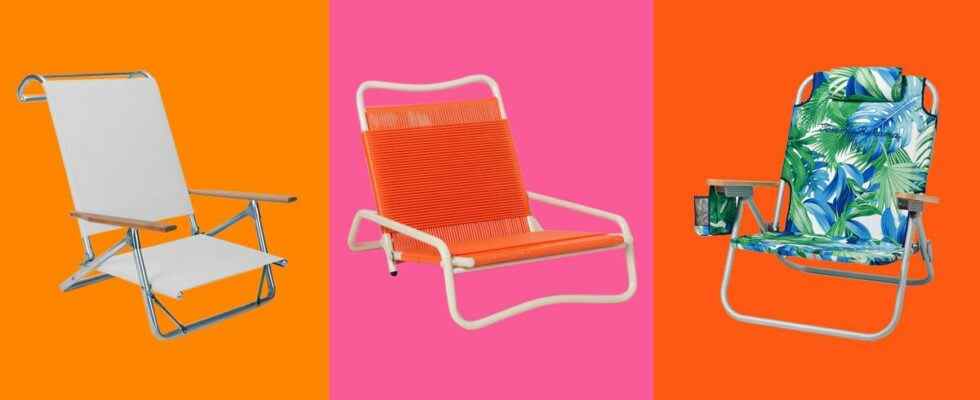 Les 7 meilleures chaises de plage