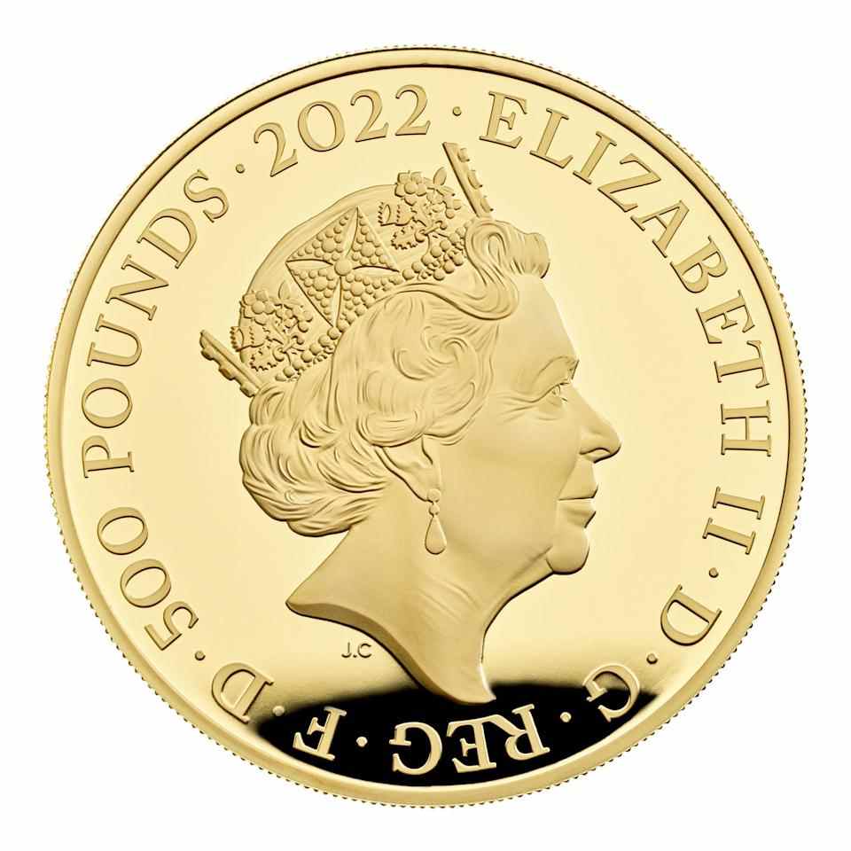 Le portrait de la reine sera frappé sur l'autre face de la pièce commémorative - The Royal Mint 
