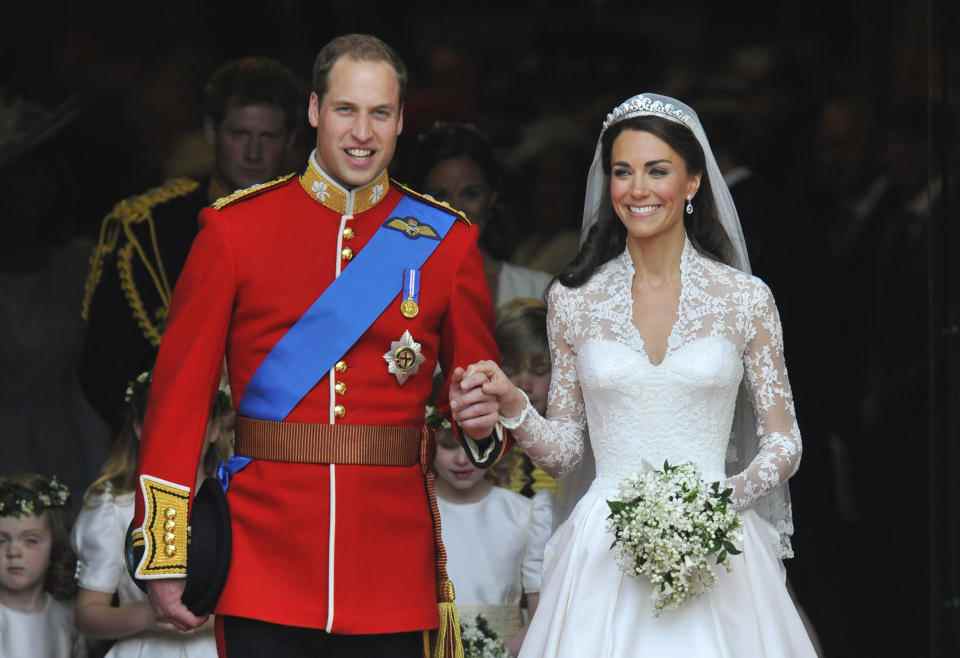 Le prince William n'est apparu auparavant sur une pièce de monnaie aux côtés de sa femme Catherine que pour célébrer leur mariage.  (Reuters)