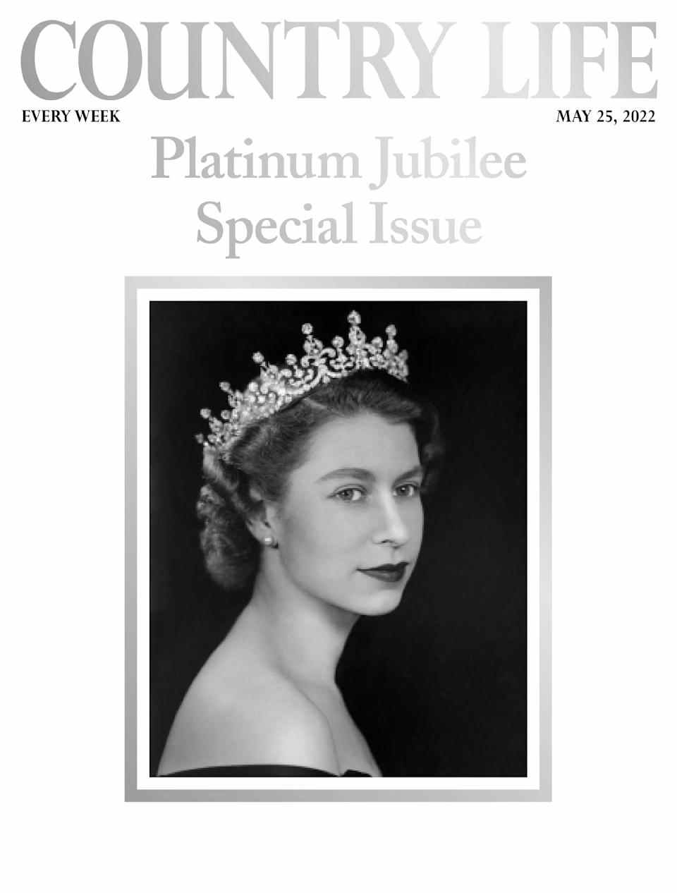 Couverture Country Life pour l'édition Platinum Jubilee en vente le 25 mai 