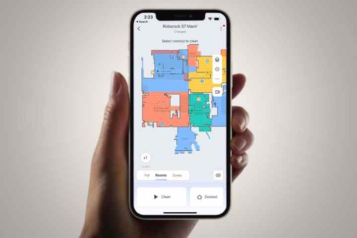 L'application Roborock S7 affiche chaque pièce de votre maison et vous permet de définir "Ne pas aller" zones.