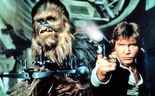 Peter Mayhew et Harrison Ford dans Star Wars : Épisode IV – Un nouvel espoir