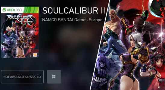 Soul Calibur et Soul Calibur 2 HD retirés discrètement de Microsoft Store
