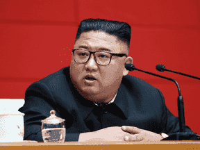 Le dirigeant nord-coréen Kim Jong-un le 13 août 2020.