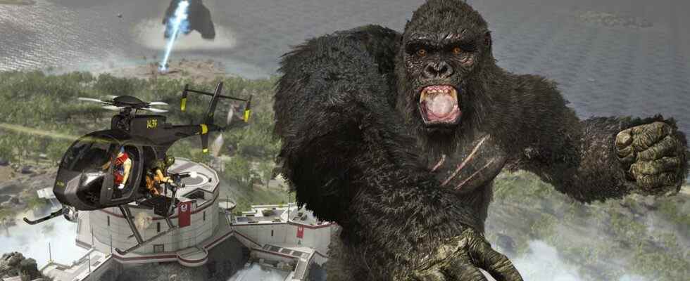 CoD: Warzone reçoit des critiques mitigées pour l'événement Godzilla et Kong, car certains sont déçus