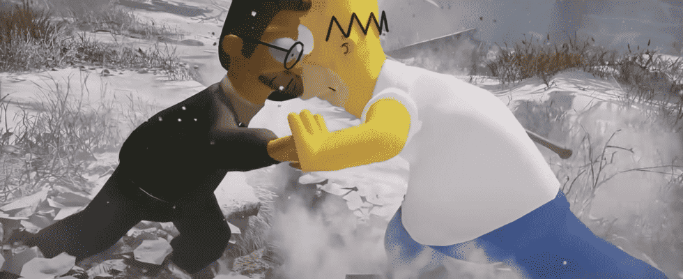 God of War rencontre les Simpsons Hit and Run dans un nouveau mod hilarant