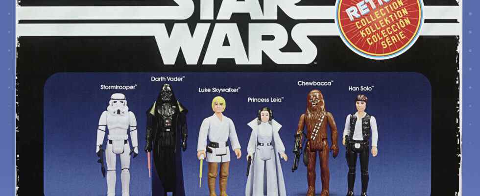 Hasbro réédite les tout premiers jouets Star Wars, avec un emballage rétro