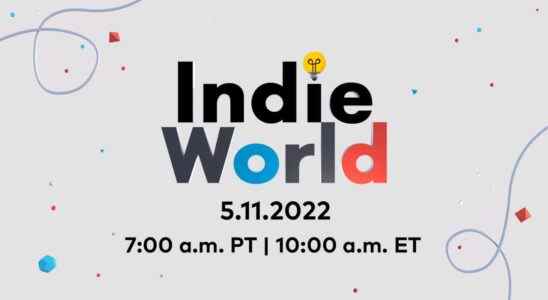 Indie World Showcase prévu pour le 11 mai, révélant plus de jeux Switch