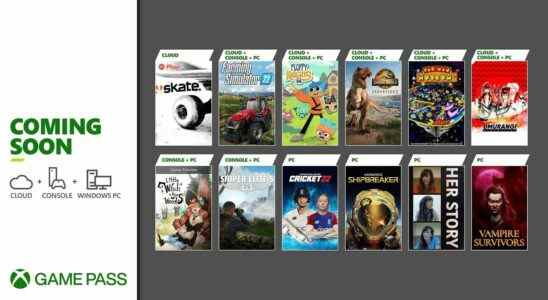 Jurassic World Evolution 2, Sniper Elite 5, Farming Simulator 22 et d'autres à venir sur Xbox Game Pass