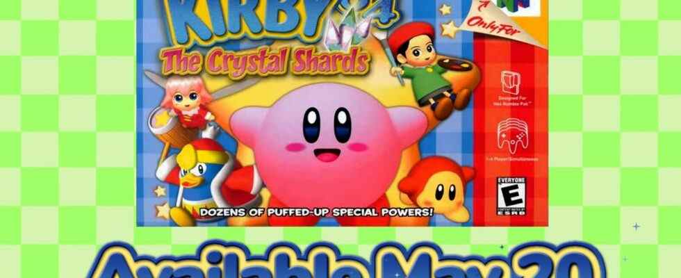 Kirby 64: The Crystal Shards arrive sur Nintendo Switch Online la semaine prochaine
