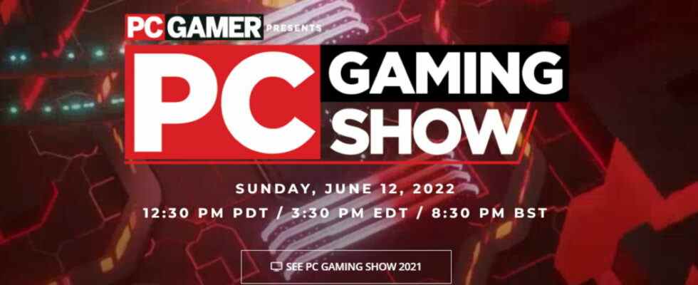 Le PC Gaming Show et le Future Games Show reviennent les 11 et 12 juin