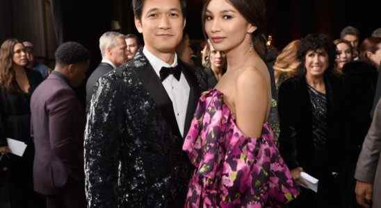 Gemma Chan and Harry Shum Jr. at Crazy Rich Asians premiere