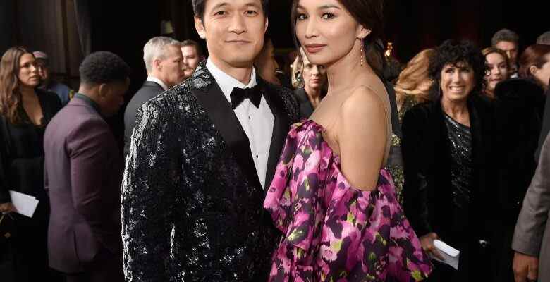 Gemma Chan and Harry Shum Jr. at Crazy Rich Asians premiere
