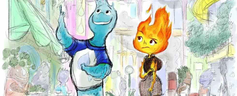 Les personnages élémentaires de Pixar rappellent aux fans les jeux de plateforme classiques Fireboy et Watergirl