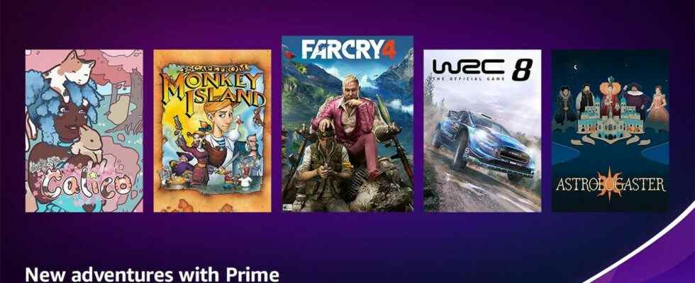 Les temps forts de Prime Gaming en juin incluent Far Cry 4 et Escape from Monkey Island